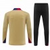 FC Barcelona Mens Gold Training Technical Football Tracksuit 2024-25