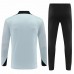 FC Barcelona Mens White Training Technical Football Tracksuit 2024-25