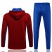 FC Barcelona Soccer Hooded Presentation Tracksuit Red 2021
