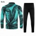 FC Barcelona Soccer Training Technical Tracksuit Green Kids 2020 2021