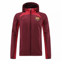 FC Barcelona Mens Red Football Windbreaker 2022-23