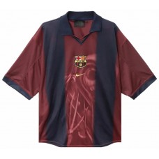 FC Barcelona X Travis Scott Mens Retro Home Skeleton Jersey 2000-2001