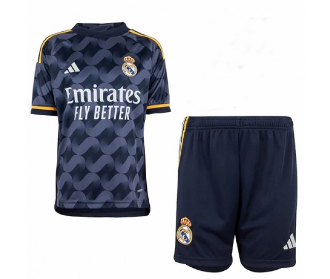 Real Madrid Kids Away Kit 23-24