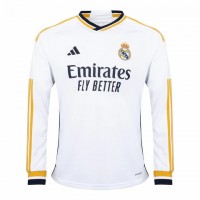 Real Madrid Mens Long Sleeve Home Jersey 23-24