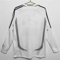 Real Madrid Long Sleeve Home Retro Jersey 2006-2007