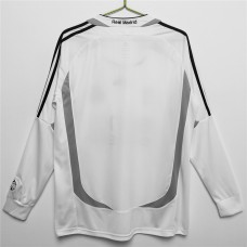 Real Madrid Long Sleeve Home Retro Jersey 2006-2007