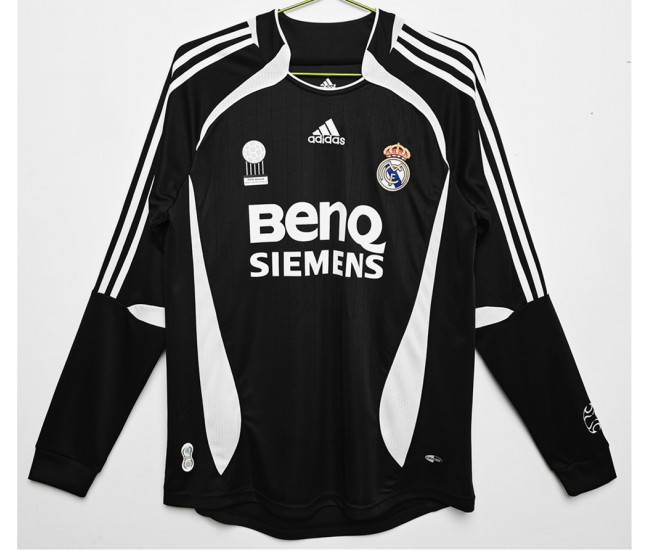 Real Madrid Long Sleeve Third Retro Jersey 2006-2007