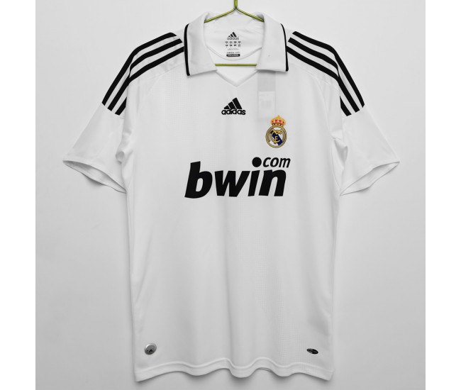 Real Madrid Home Retro Jersey 2008-2009