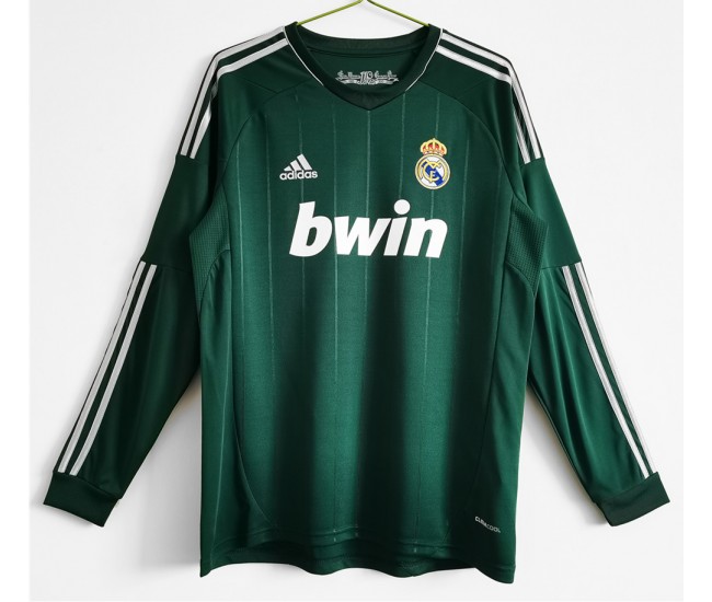 Real Madrid Long Sleeve Third Retro Jersey 2012-2013