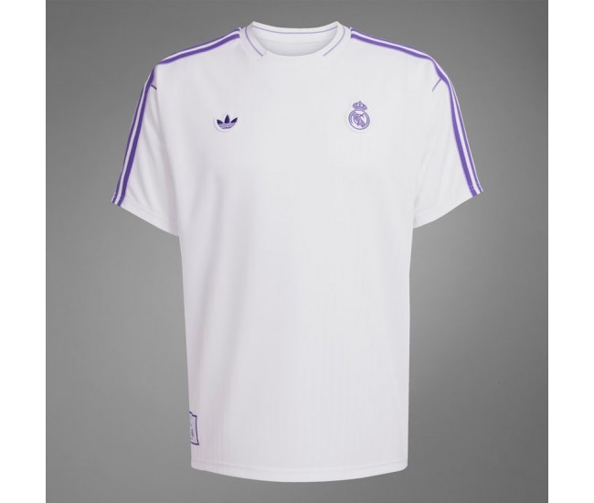 Real Madrid Mens Terrace Icons Jersey 25-26
