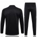 Real Madrid Mens Black Training Technical Football Tracksuit 2024-25