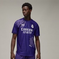 Real Madrid Mens Dark Purple Fourth Authentic Jersey 23-24