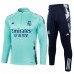 Real Madrid Mens Green Training Technical Football Tracksuit 2024-25