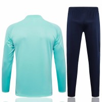 Real Madrid Mens Green Training Technical Football Tracksuit 2024-25