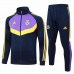 Real Madrid Mens Navy Training Presentation Football Tracksuit 2024-25
