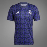 Real Madrid Mens Shadow Navy Pre Match Jersey 23-24
