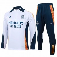Real Madrid Mens Training Technical Football Tracksuit 2024-25