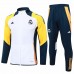 Real Madrid Mens White Training Presentation Football Tracksuit 2024-25