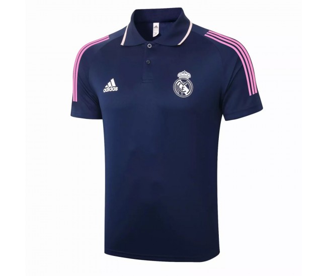 Real Madrid Training Navy Polo Shirt 2020 2021