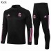 Real Madrid Training Technical Soccer Tracksuit Kids Black 2020 2021