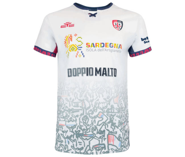 Cagliari Calcio Mens Away Jersey 25-26
