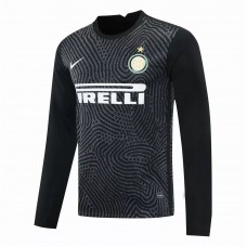 Inter Milan Goalkeeper Long Sleeve Jersey Black 2020 2021