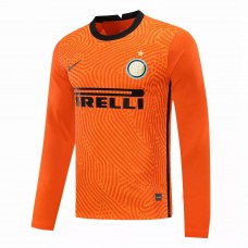 Inter Milan Goalkeeper Long Sleeve Jersey Orange 2020 2021