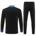 Inter Milan Mens Black Training Technical Football Tracksuit 2024-25