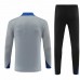 Inter Milan Mens Grey Training Technical Football Tracksuit 2024-25