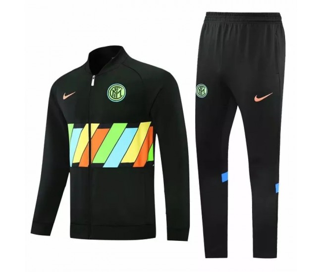 Inter Milan Presentation Training Soccer Tracksuit 2021