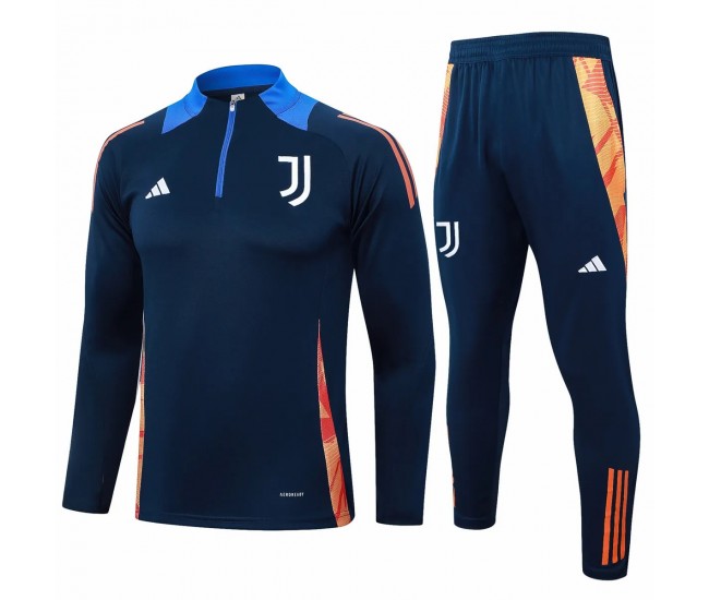 Juventus Mens Navy Training Technical Football Tracksuit 2024-25