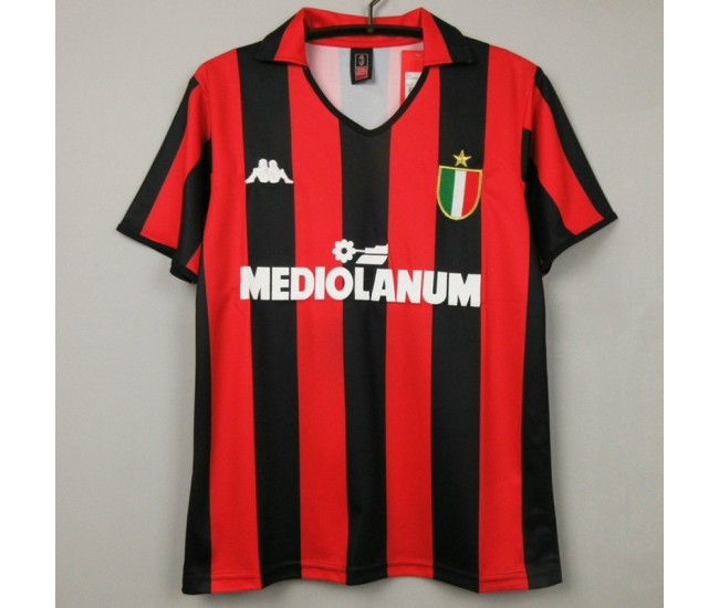AC Milan Home Retro Jersey 1988-1990