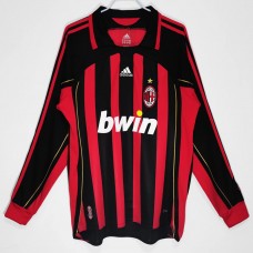 AC Milan Long Sleeve Home Retro Jersey 2006-2007