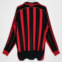 AC Milan Long Sleeve Home Retro Jersey 2006-2007