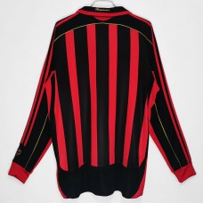 AC Milan Long Sleeve Home Retro Jersey 2006-2007