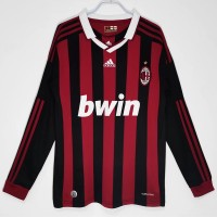 AC Milan Long Sleeve Home Retro Jersey 2009-2010