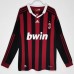 AC Milan Long Sleeve Home Retro Jersey 2009-2010