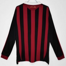 AC Milan Long Sleeve Home Retro Jersey 2009-2010