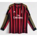 AC Milan Home Long Sleeve Retro Jersey 2013-2014