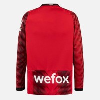 AC Milan Mens Long Sleeve Home Jersey 23-24