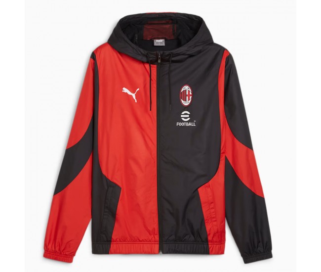AC Milan Mens Pre-Match Jacket 24-25