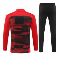 AC Milan Mens Red Training Technical Football Tracksuit 2024-25
