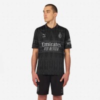AC Milan X Pleasures Mens Dark Authentic Jersey 23-24