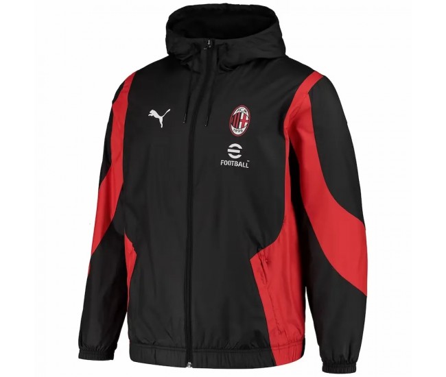 AC Milan Mens Pre Match Anthem Jacket 23-24