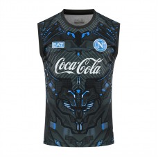 SSC Napoli Mens Ebony Training Singlet 25-26