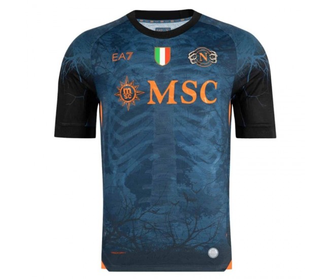 SSC Napoli Mens Halloween Blue Jersey 25-26 