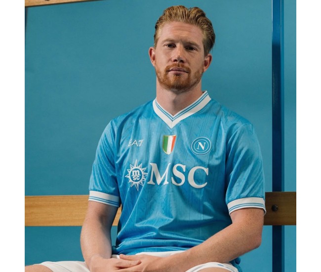 SSC Napoli Mens Home Authentic Jersey 25-26