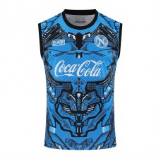 SSC Napoli Mens Sky Blue Training Singlet 25-26