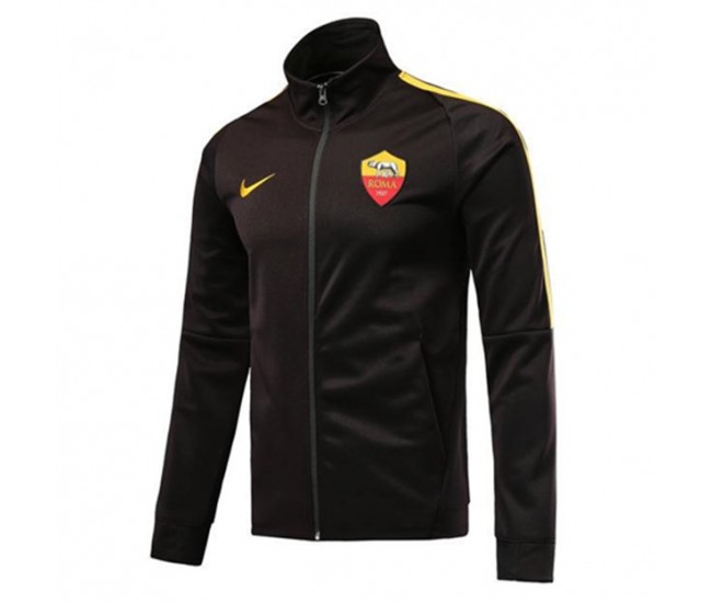 AS ROMA BLACK ANTHEM JACKET 2018/19