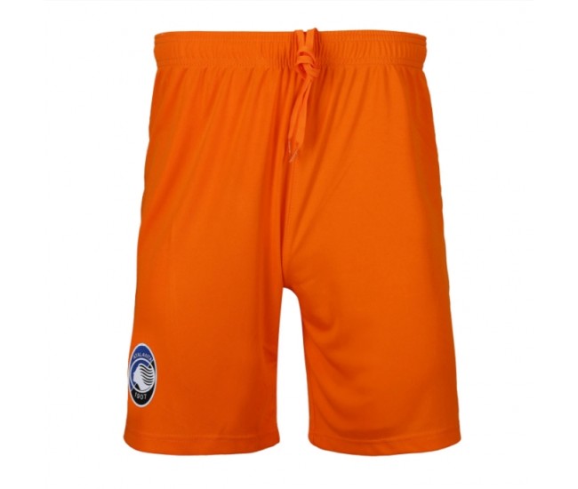 Atalanta Mens Orange Goalkeeper Shorts 2023-24